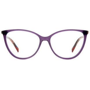 Óculos de Grau Feminino Missoni Acetato Gatinho Roxo mis0136 b3v Imagem Lateral