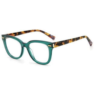 Óculos de Grau Feminino Missoni Acetato Quadrado Verde mis0071 p8j Imagem Lateral
